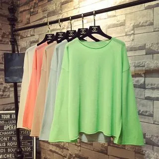 Bell-Sleeve Knit Top | YesStyle Global