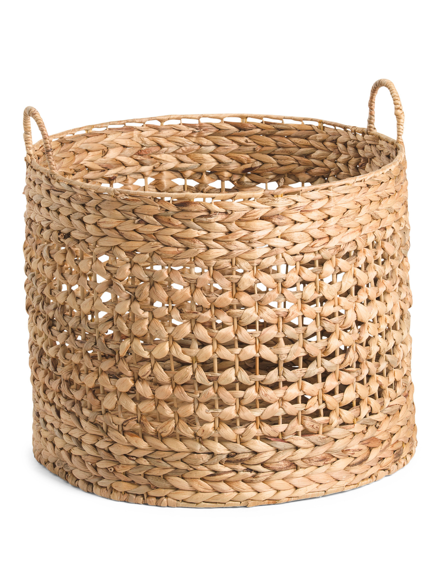 Havana Water Hyacinth Butterfly Weave Basket | TJ Maxx