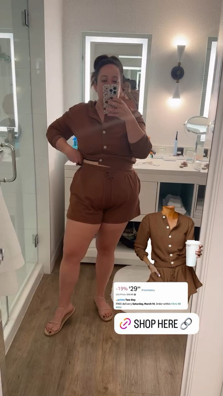 Another Amazon set that I live in during the warmer months! This is one of my go to FAVES 👏☀️

#LTKootd #LTKSaleAlert #LTKMidsize