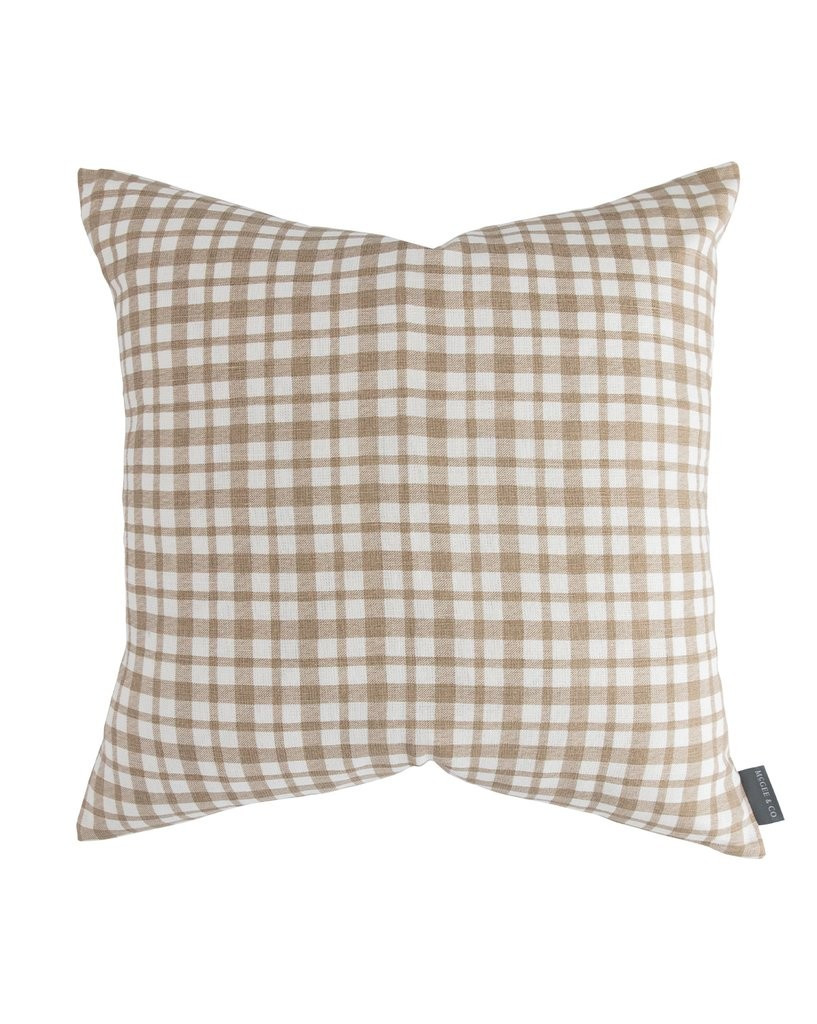 Edison Gingham Pillow Cover | McGee & Co.