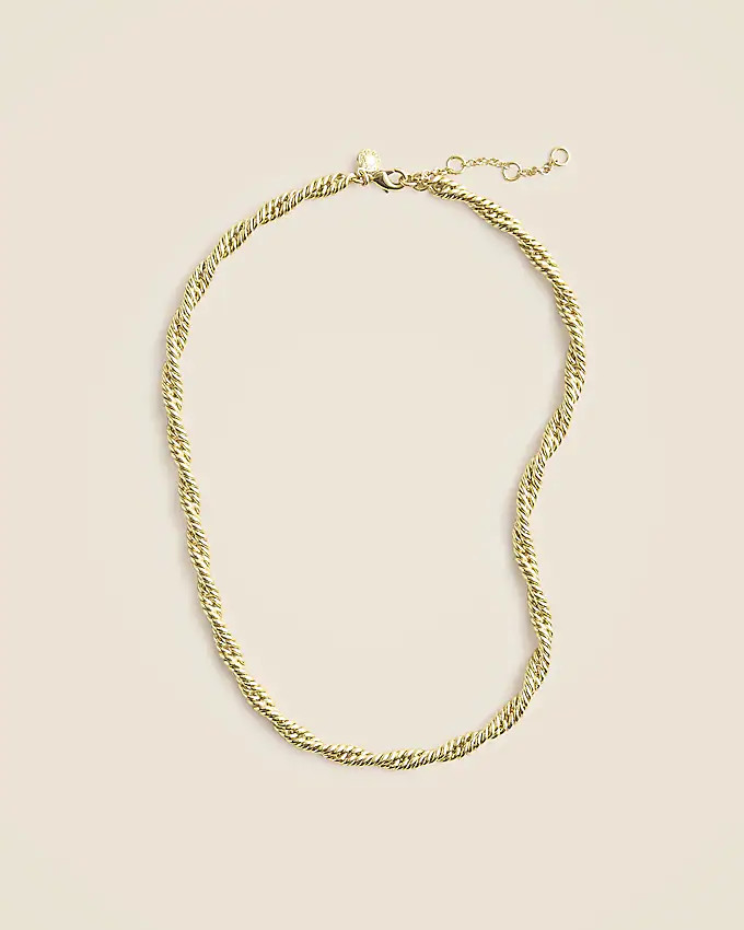Long twist-chain necklace | J. Crew US
