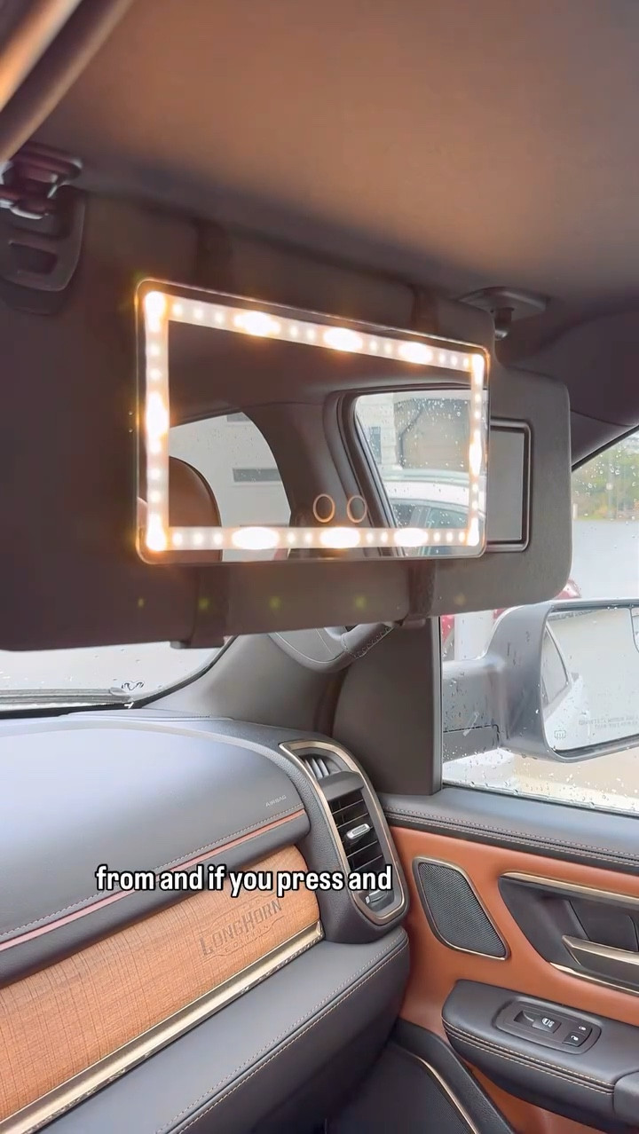 Calling all passenger princesses 👸💁‍♀️ 

This vanity mirror with  LED lights is perfect for anyone who does their makeup in the car! It’s so bright and you can choose yours settings! I also love how much you can see in the backseat, perfect if you have kiddos too!

#LTKFindsUnder50 #LTKWatchNow #LTKMostLoved