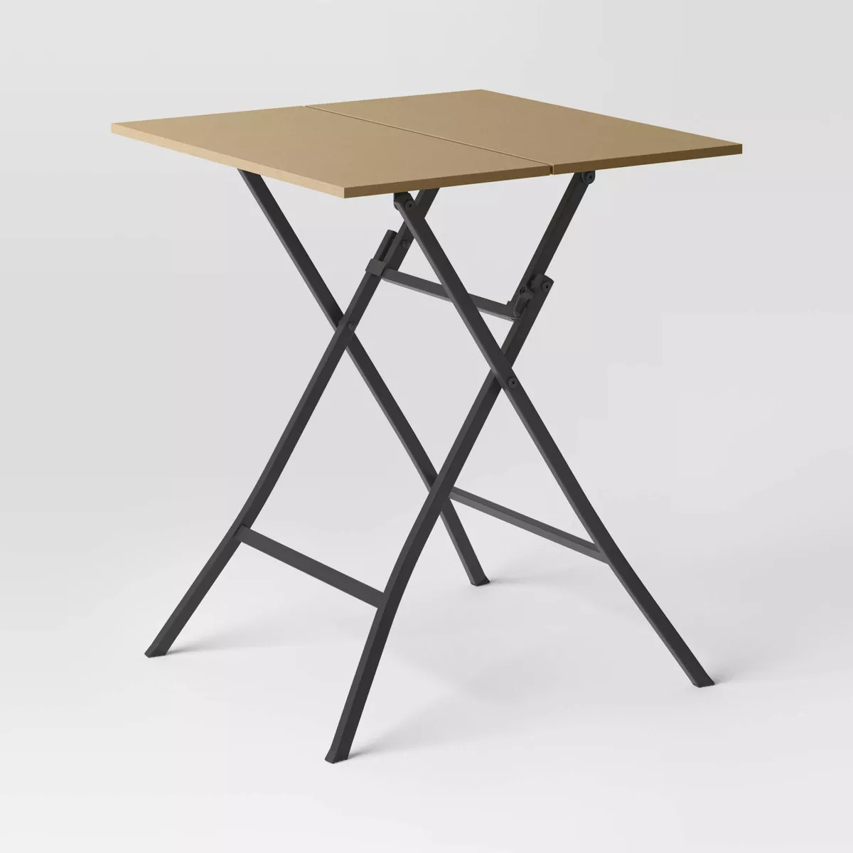 Esker Recycled Resin Square Folding Outdoor Patio Folding Table Brown - Threshold™ | Target