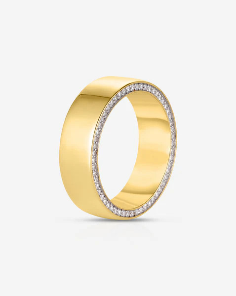 Brilliant Pavé Cigar Band | Ring Concierge