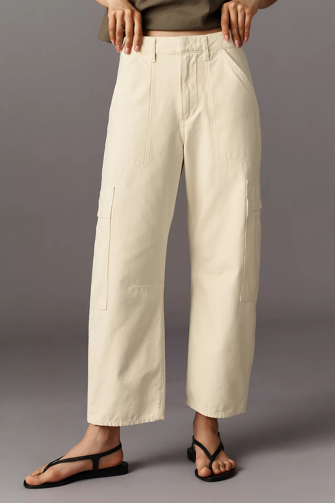 Citizens of Humanity Marcelle Cargo Barrel Pants | Anthropologie (US)