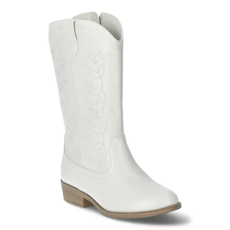 Wonder Nation Little & Big Girls Fashion Cowgirl Western Boots | Walmart (US)
