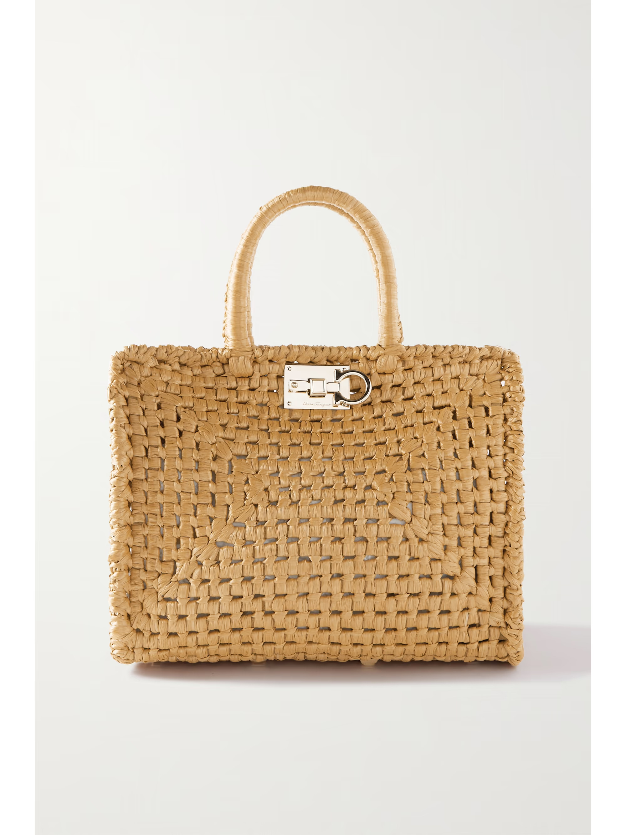 The Studio Basket woven raffia tote | NET-A-PORTER (UK & EU)