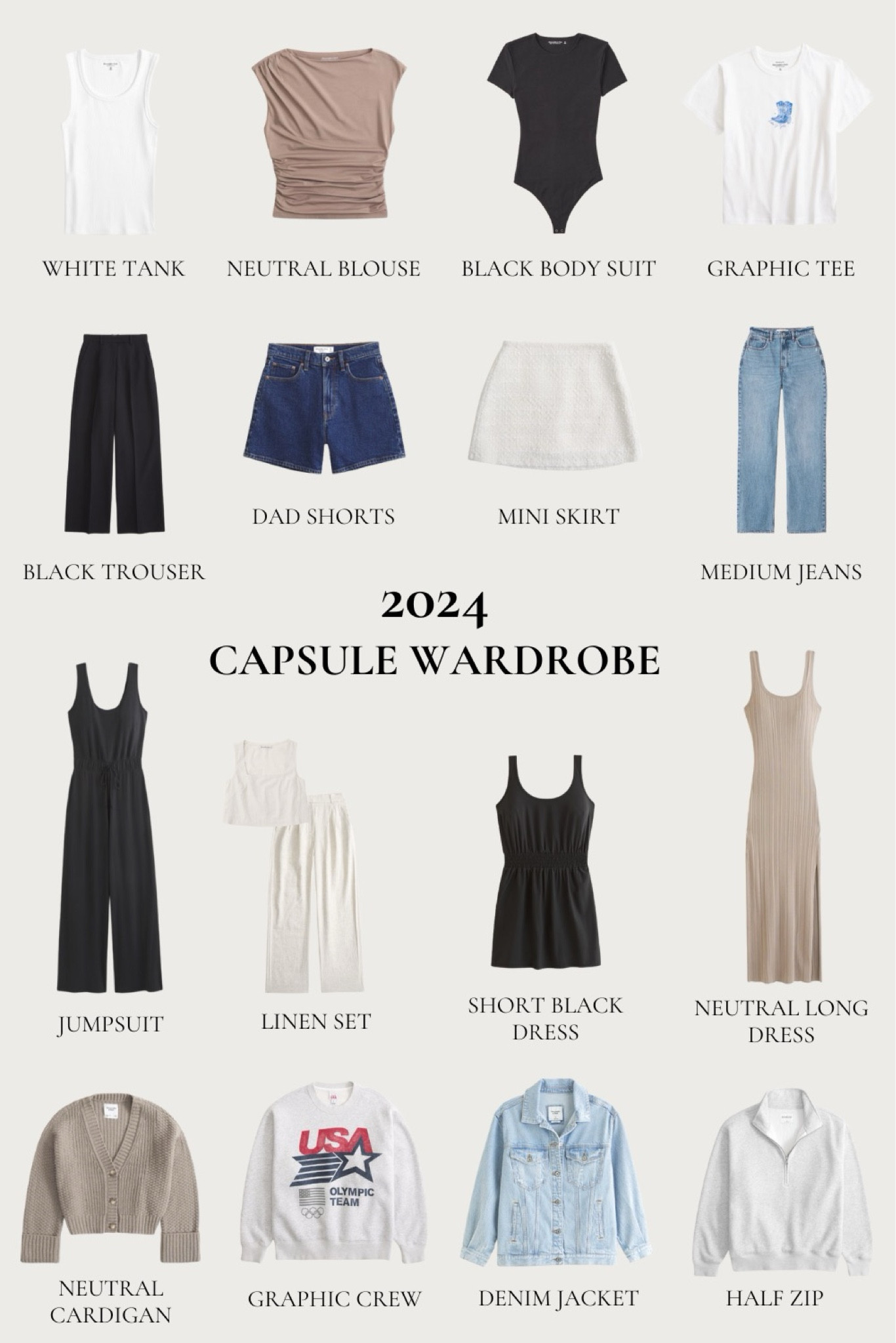 JUST DROPPED! 2024 Capsule Wardrobe. These outfits will be best suited starting in spring. Spring, Summer, to Fall, these outfits will get you through all major seasons. 💖

#LTKSpringSale #LTKstyletip #LTKfindsunder50