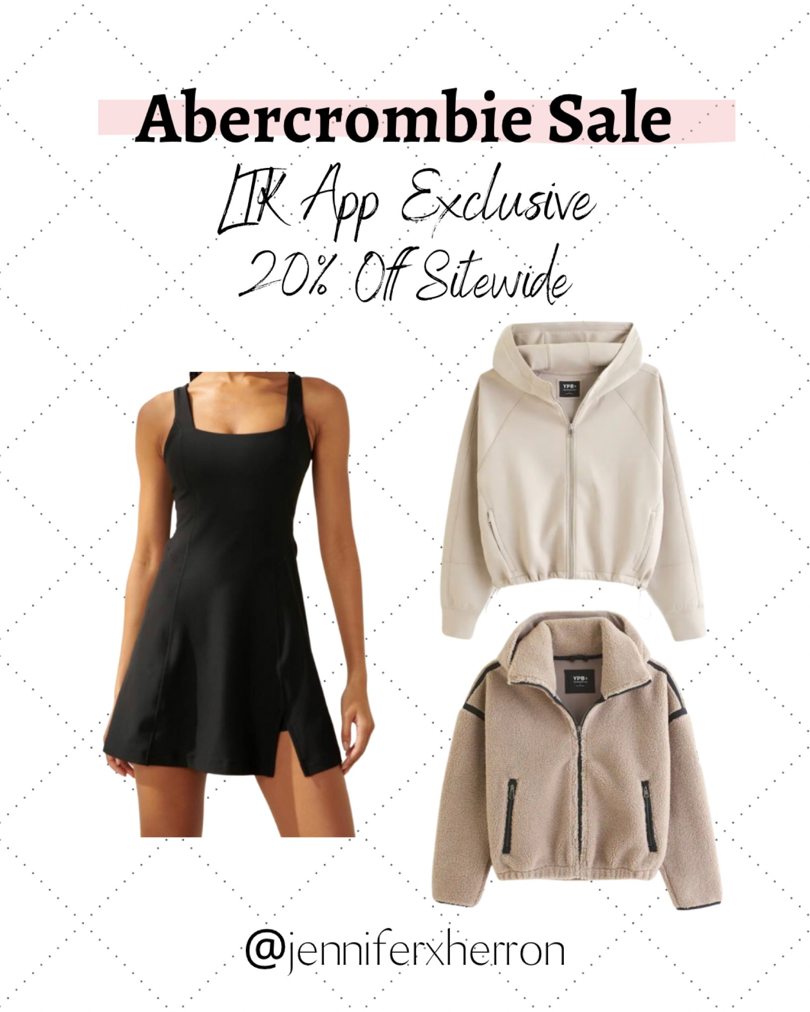 Just a few of my favorite picks from Abercrombie. Everything is currently 20% off using the LTK exclusive code. Last day of the sale is tomorrow 9/24. 🫶

Follow @jenniferxherron for more inspiration ✨

#LTKsalealert #LTKSale #LTKfindsunder100