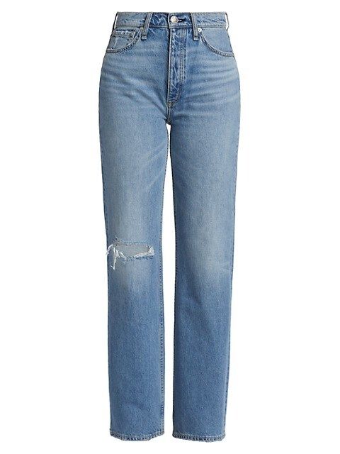 Alex High-Rise Rigid Straight Jeans | Saks Fifth Avenue
