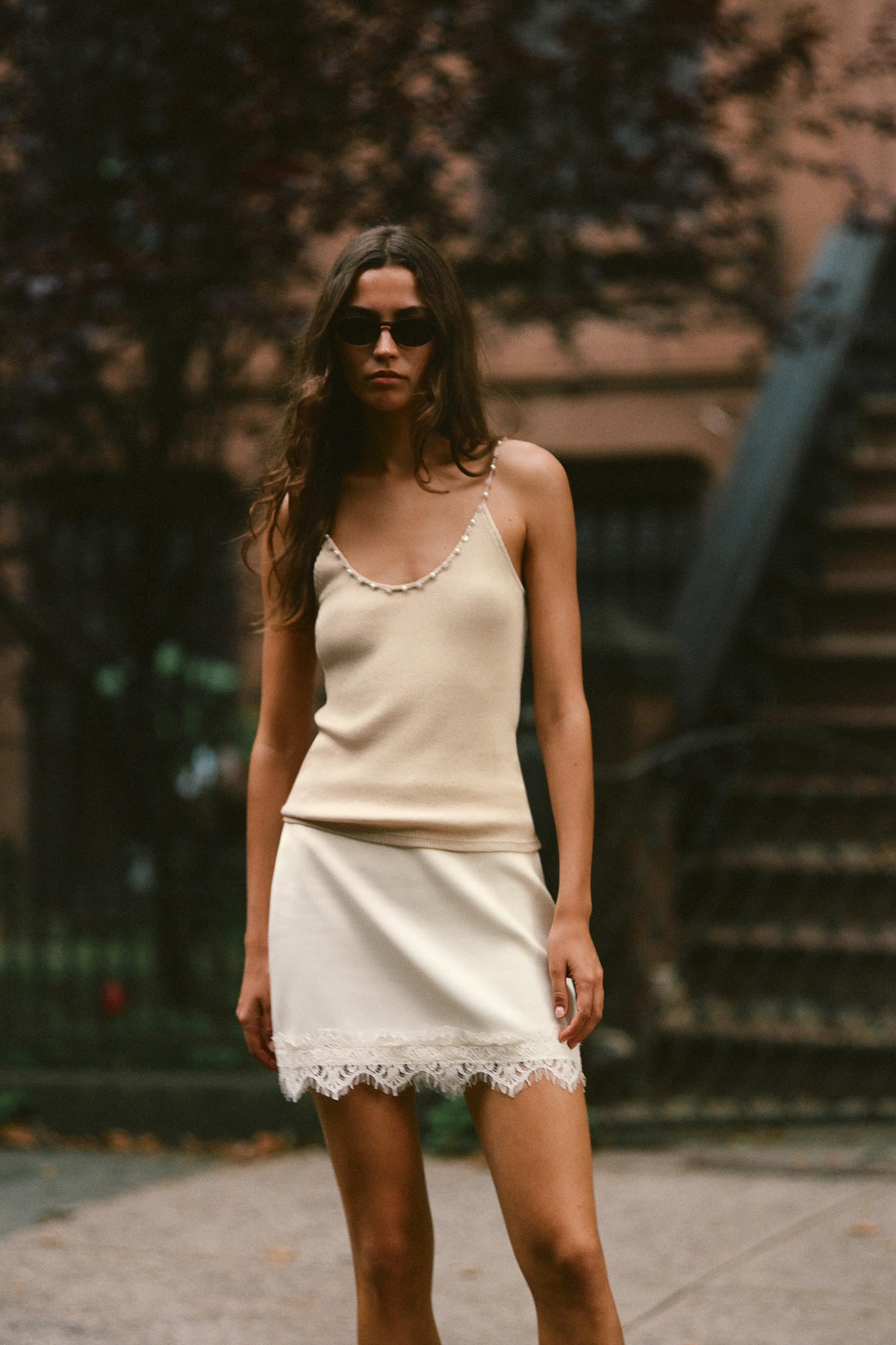 SATIN MIDI SKIRT | Zara UK