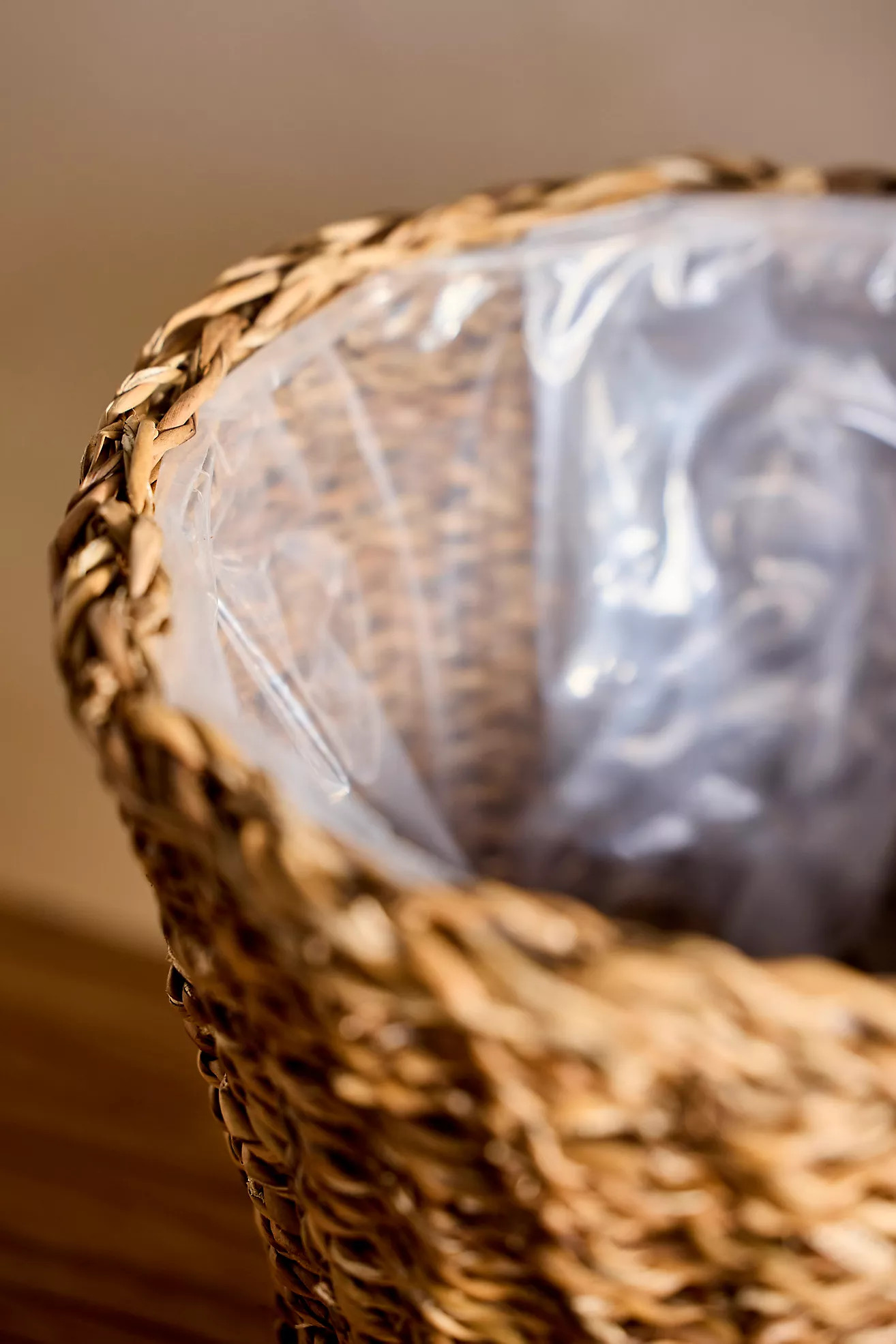 Woven Rattan Taper Basket Planter | Terrain