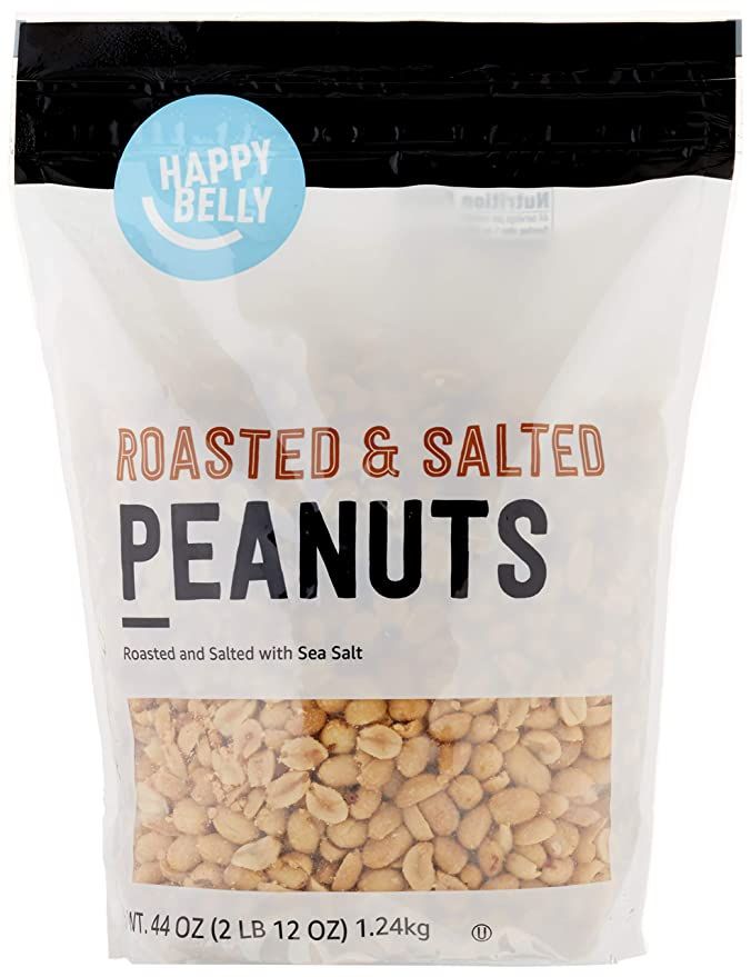 Amazon Brand - Happy Belly Roasted and Salted Peanuts, 44 Ounce | Amazon (US)