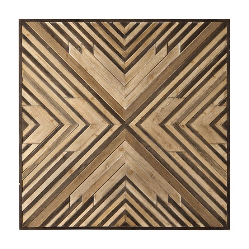 Solid Wood Abstract Wall Decor | Wayfair North America