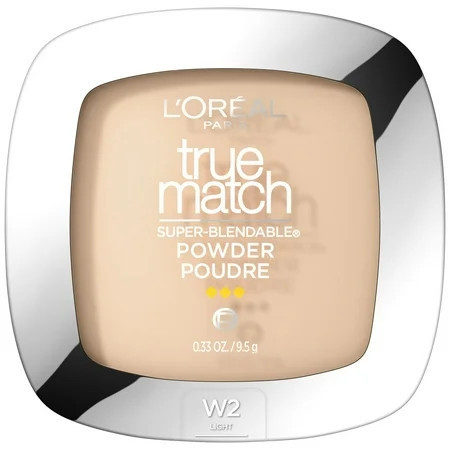 L Oreal Paris True Match Super Blendable Oil Free Makeup Powder Light Ivory 0.33 oz | Walmart (US)