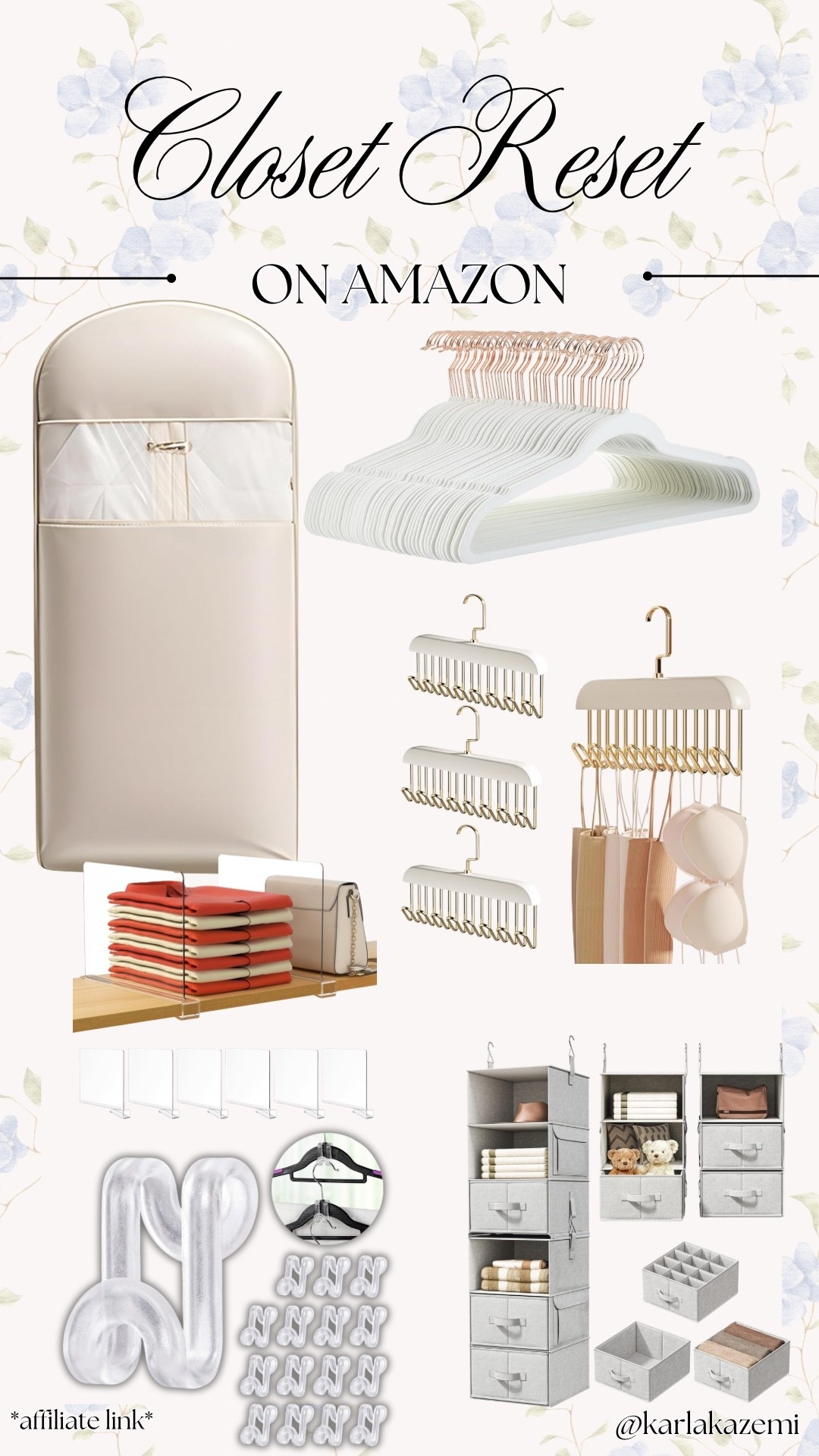 Quick closet reorganization/ reset for spring! Just ordered these off amazon to help organize a small closet space💕

#LTKcanada #LTKhome #LTKfamily