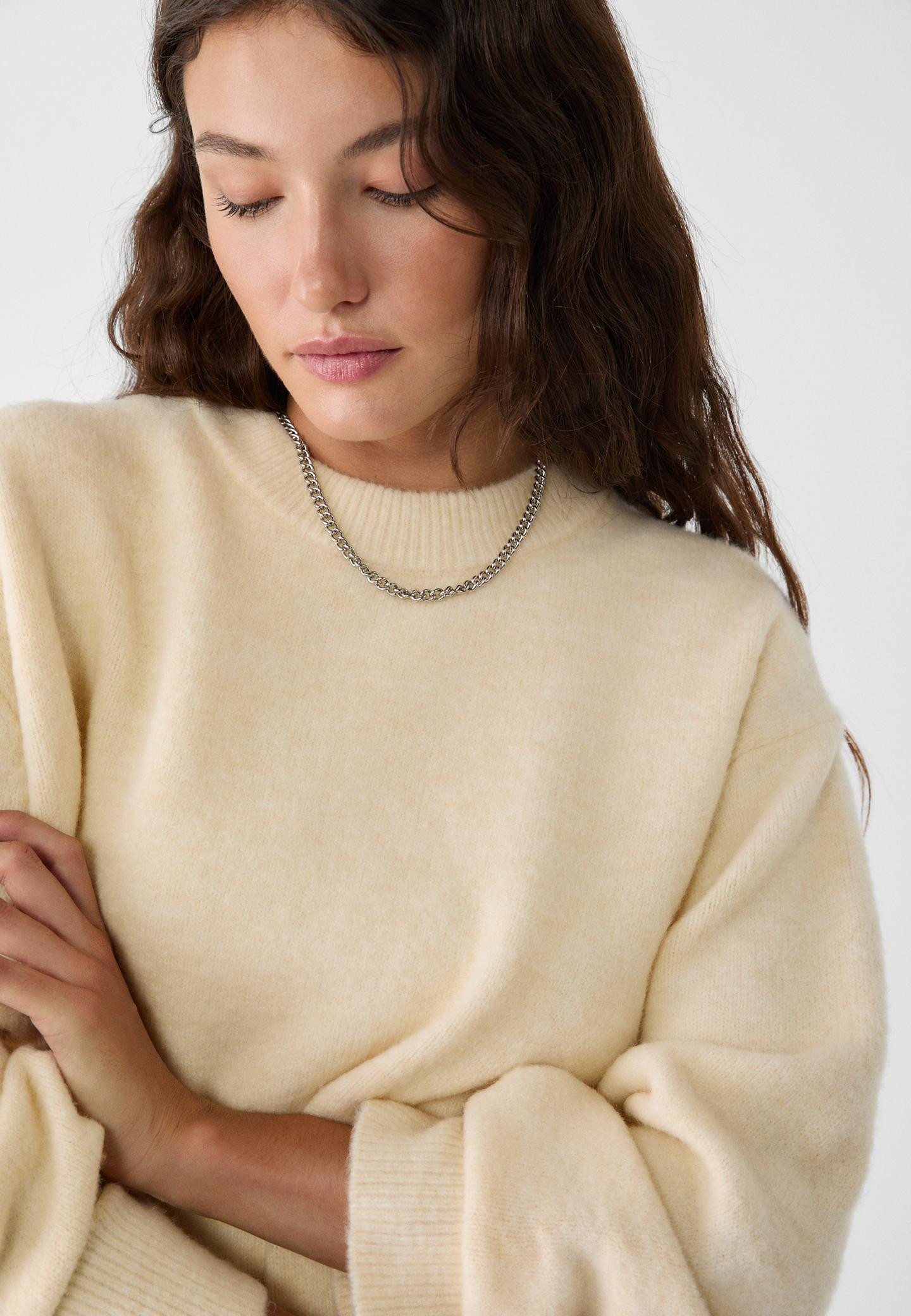 Soft-touch knit sweater | Stradivarius (UK)
