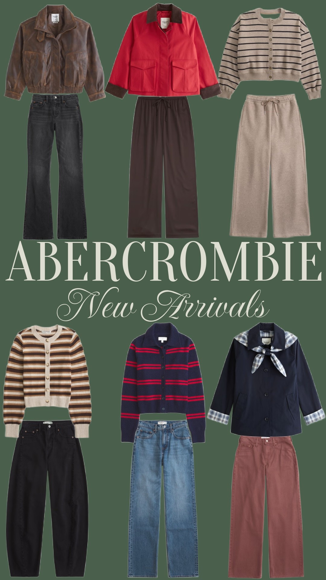 Abercrombie new arrivals I’m loving! 😍

Fall outfits, Transitional outfits, Early fall fashion, Nordstrom new arrivals, Amazon fall finds, Teacher outfits, Back-to-school outfits, Football game outfit, Tailgate outfit, Labor Day outfits, Sweater weather, Cardigans, Barrel jeans, Wide-leg jeans, Riding boots, Loafers, Ballet flats, Coffee bar decor, Fall home decor, Halloween decor, Mom fall outfits, Casual mom style, Mom capsule wardrobe, Fall family photo outfits, Classic style, Ralph Lauren style, Old money style, New England fall, Cozy fall aesthetic, Amazon favorites, Worth the money, Neutral home decor, Book lover gifts, Coffee bar ideas, Early fall decor, Fall dresses, Fall layers, Denim jackets, Quilted jackets, Leather loafers, Chelsea boots, Matching family outfits, Apple orchard outfit, Pumpkin patch outfit, Cozy sweaters, Fall handbags

#LTKselfcare #LTKSeasonal #LTKSaleAlert