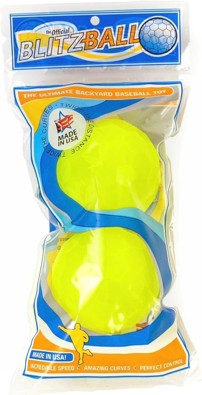 BLITZBALL Plastic Baseball (2 Pack - Official Brand) - Made in USA | Amazon (US)
