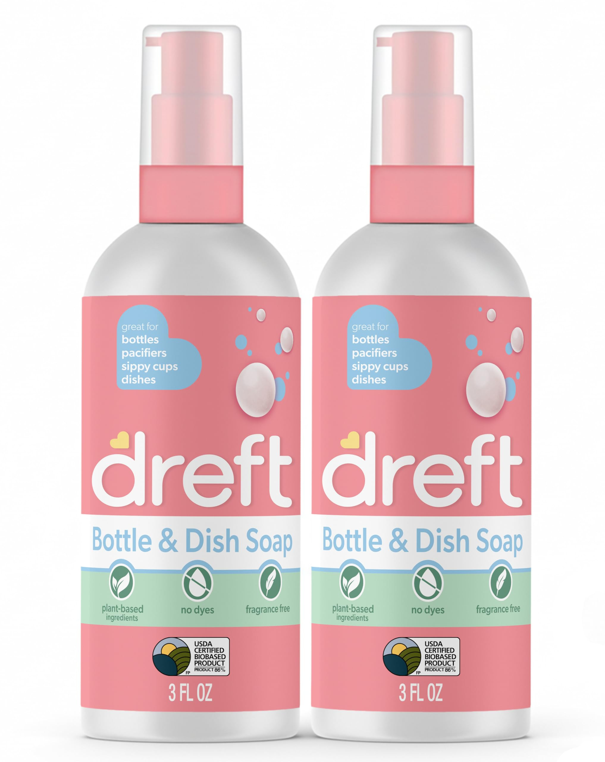 Dreft Bottle and Dish Soap | Made to Clean Baby Bottles, Sippy Cups, Pacifiers, Breast Pumps, & M... | Amazon (US)