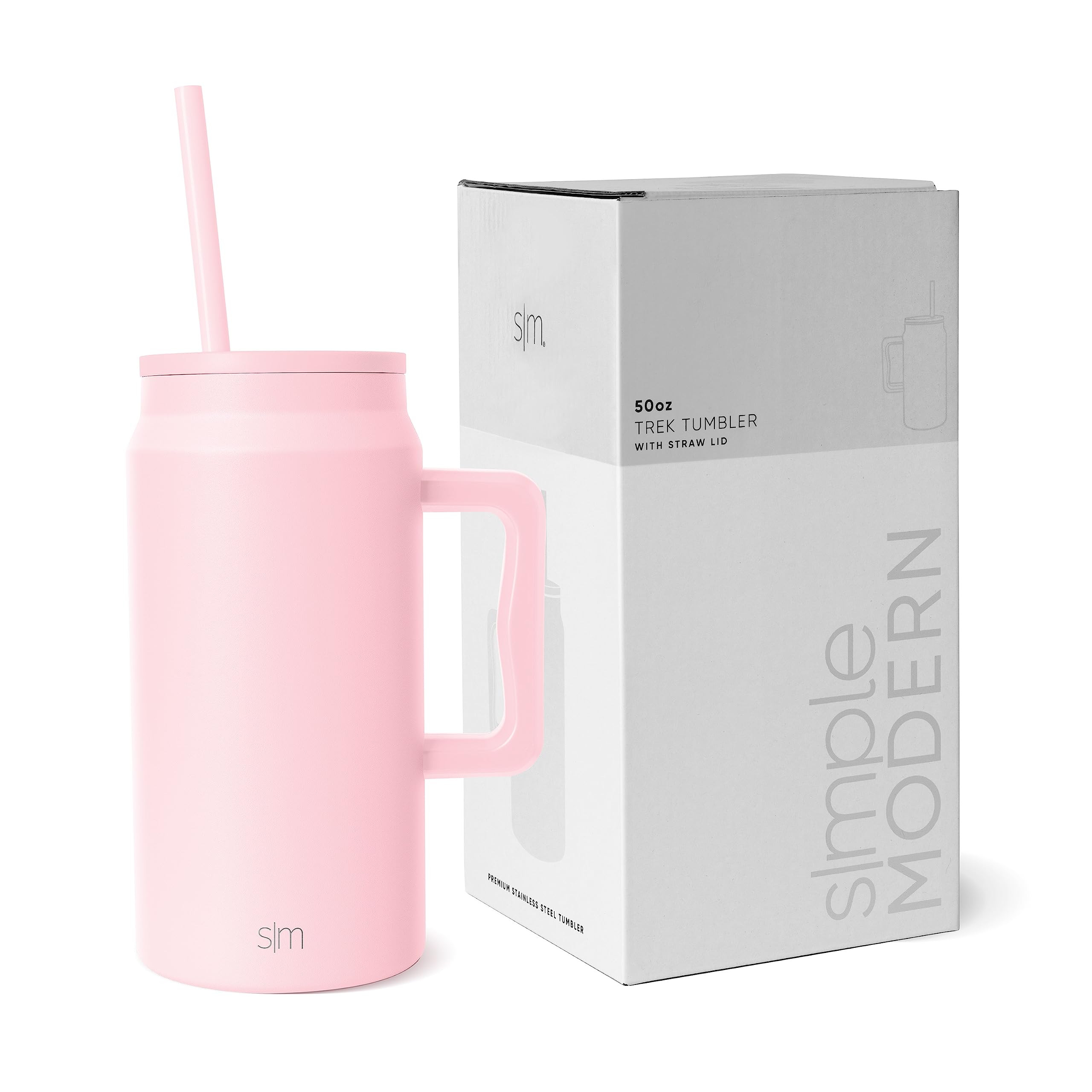 Simple Modern 50 oz Mug Tumbler with Handle and Straw Lid | Reusable Insulated Stainless Steel La... | Amazon (US)