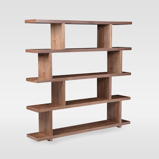 Modern Staggered Bookshelf (63") | West Elm (US)