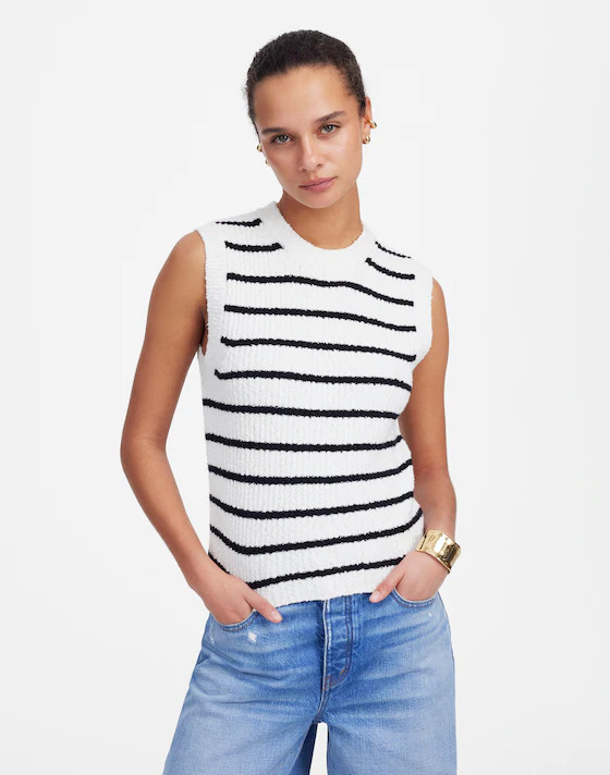 Boucl&eacute;-Knit Sweater Tank | Madewell