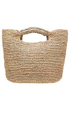 florabella Small Napa Lux Bag in Almond & Silver from Revolve.com | Revolve Clothing (Global)