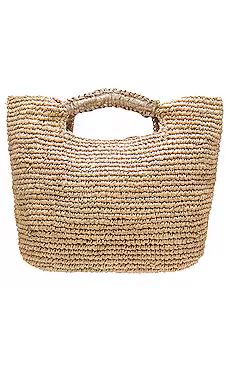 florabella Small Napa Lux Bag in Almond & Silver from Revolve.com | Revolve Clothing (Global)