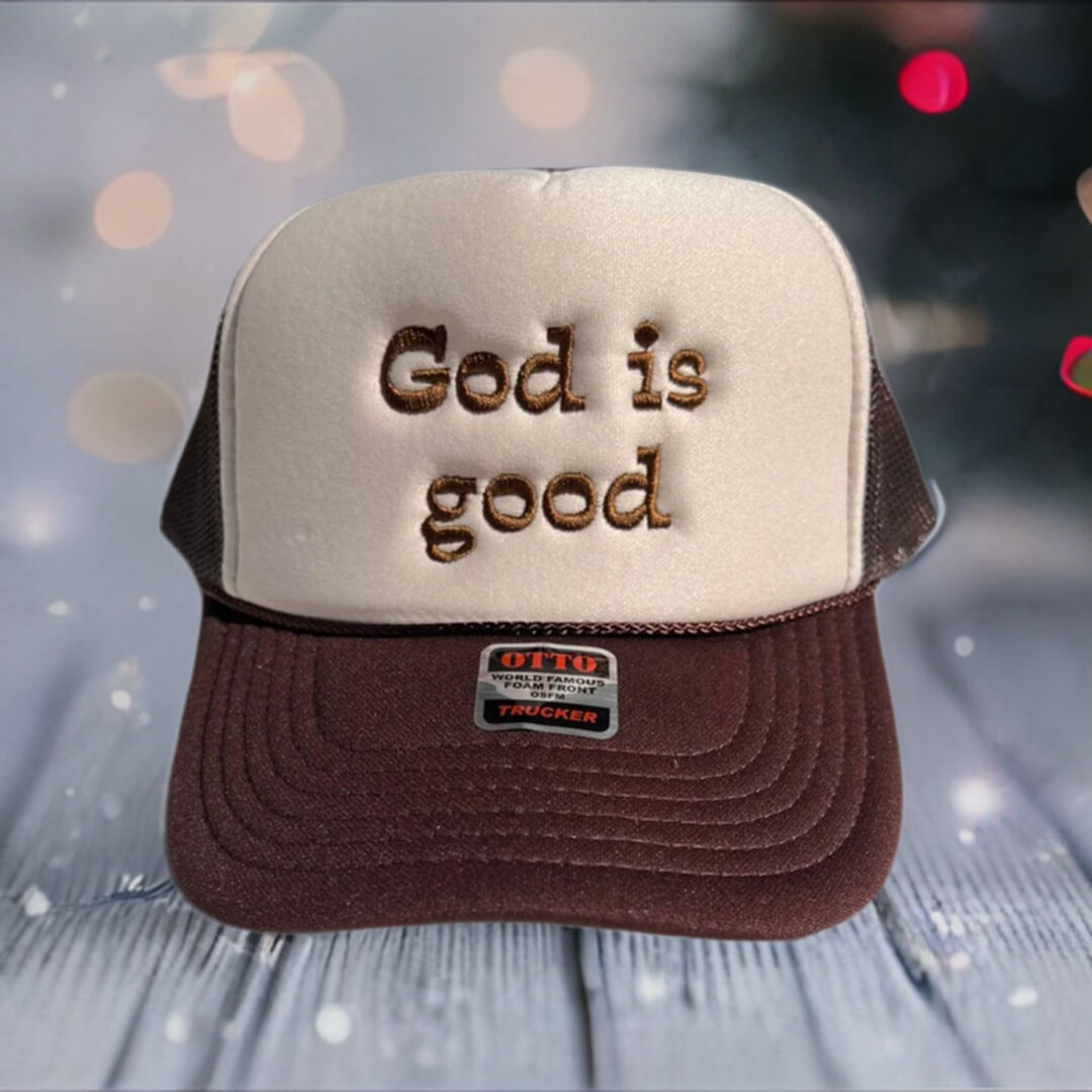 God is Good Embroidered Trucker Hat - Etsy | Etsy (US)