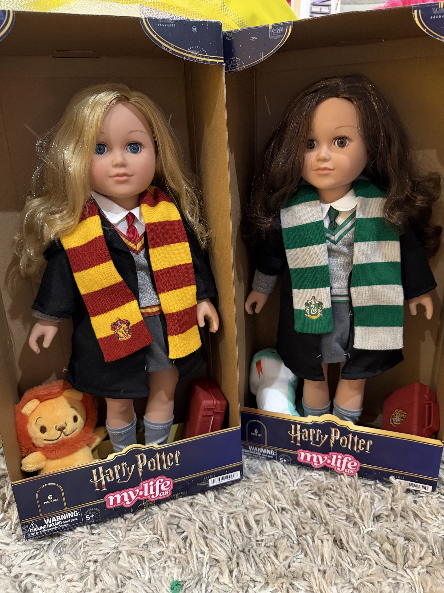 My oldest daughter got these for Christmas and is absolutely obsessed with them. They are Harry Potter dolls and they are the same size as the American Girl dolls. 

#LTKmomlife #LTKKids #LTKHoliday
