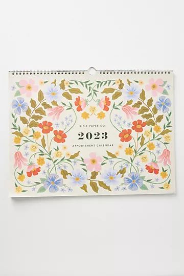 Rifle Paper Co. 2023 Appointment Wall Calendar | Anthropologie (US)