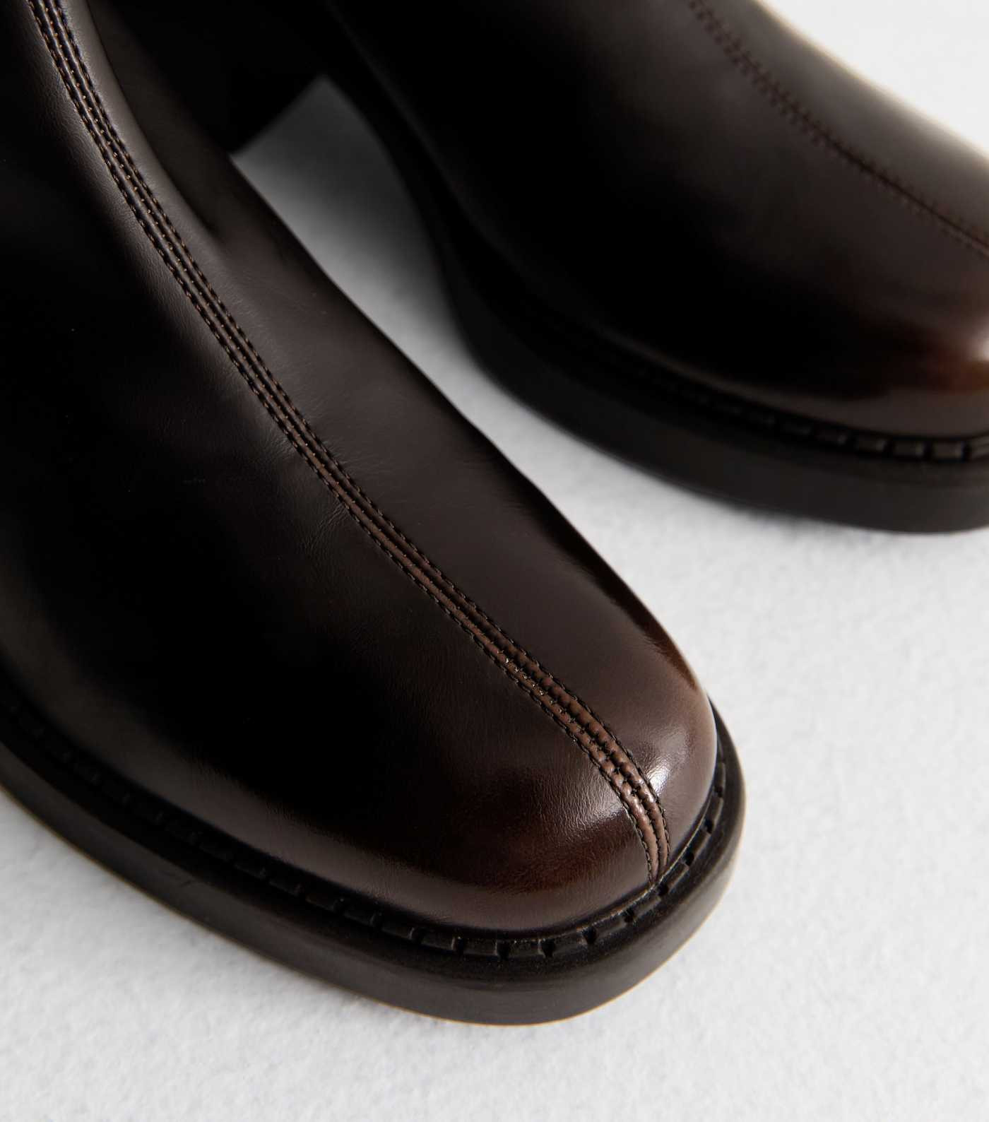 Brown Chunky Block Heel Ankle Boots | New Look | New Look (UK)