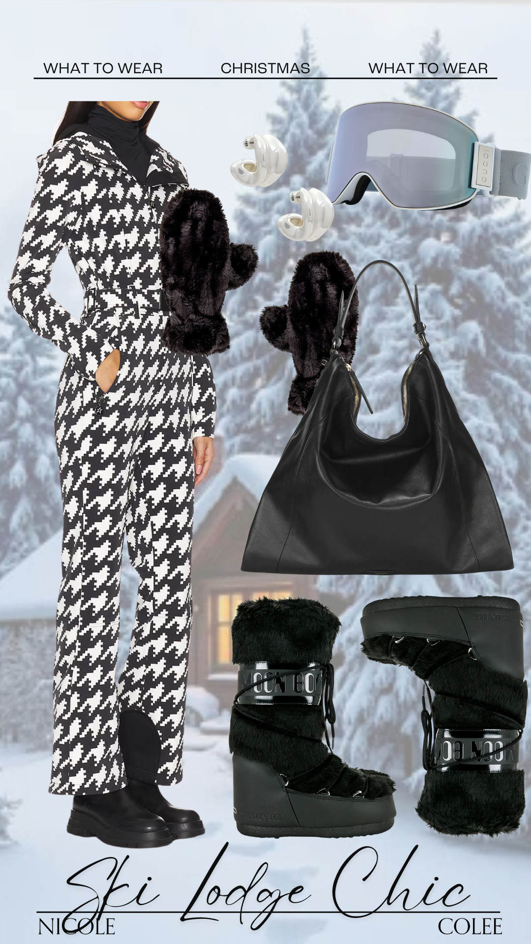 What to wear: Ski Lodge Chic

Oneoieces, ski suit, moon boots, Gucci goggles, Nicole Colee., ski outfit

#LTKootd #LTKGiftGuide #LTKHoliday