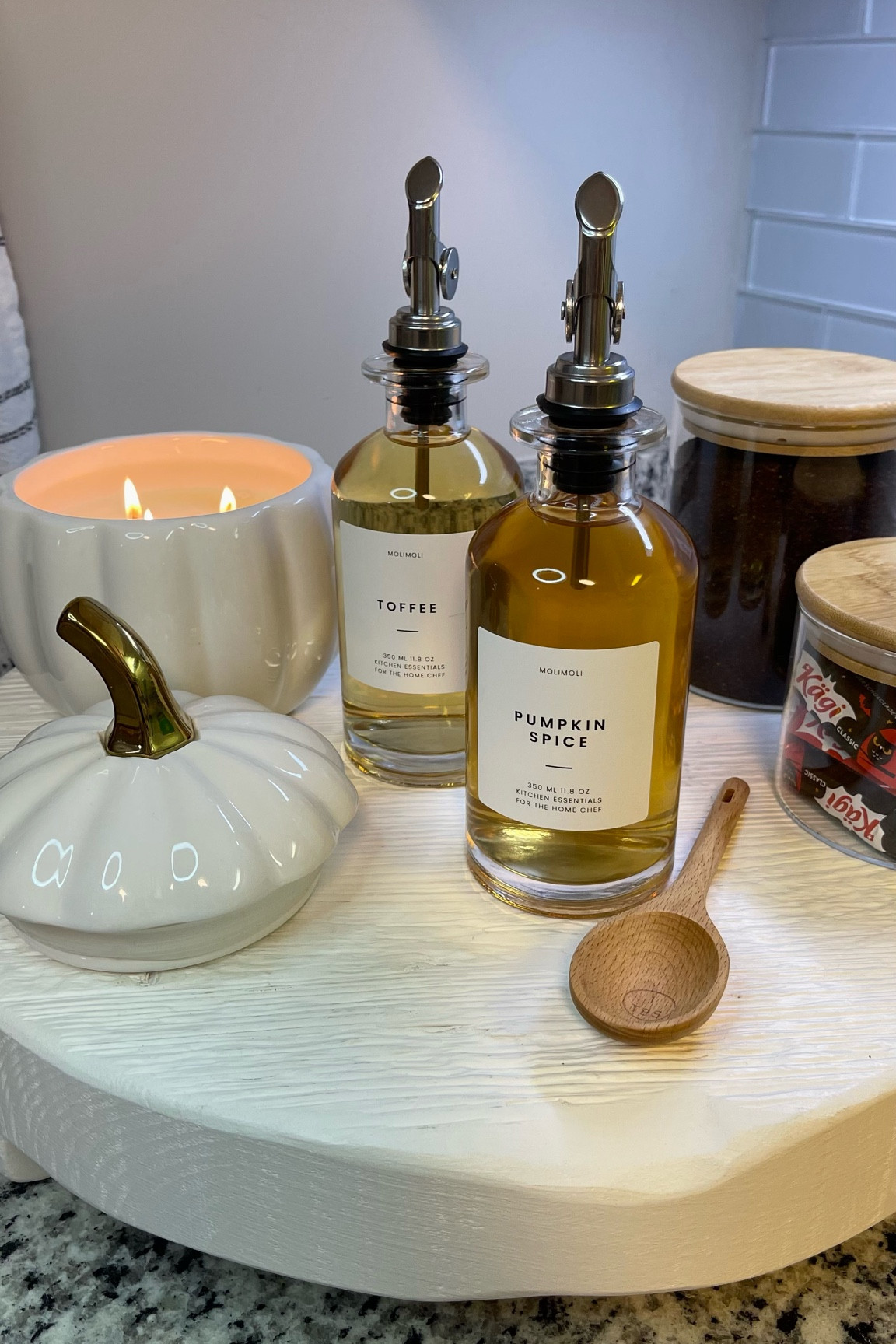 Coffee syrup bottles & coffee station

#LTKhome