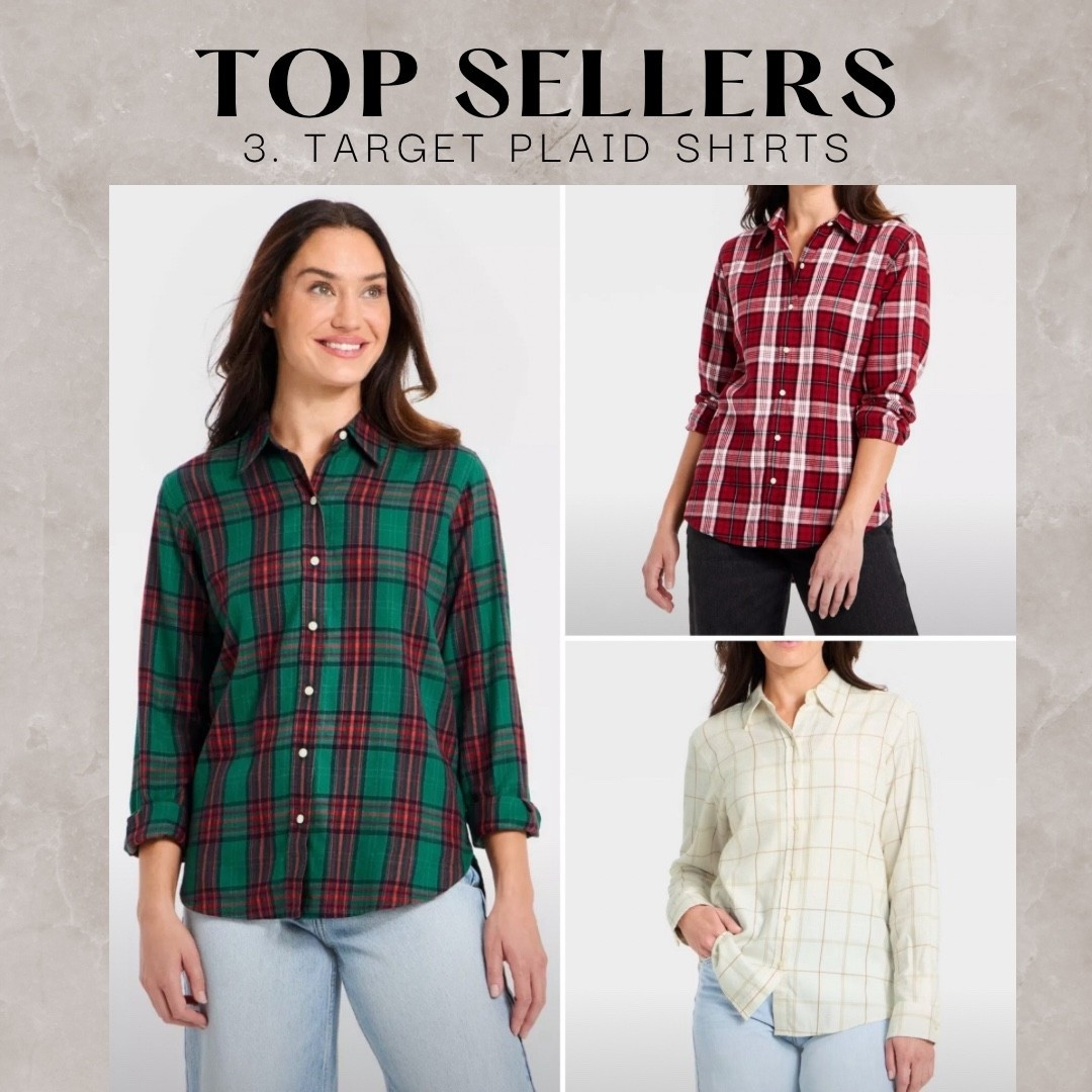 Weekly best seller! 
Target plaid tops 

#LTKFindsUnder100 #LTKStyleTip #LTKFindsUnder50