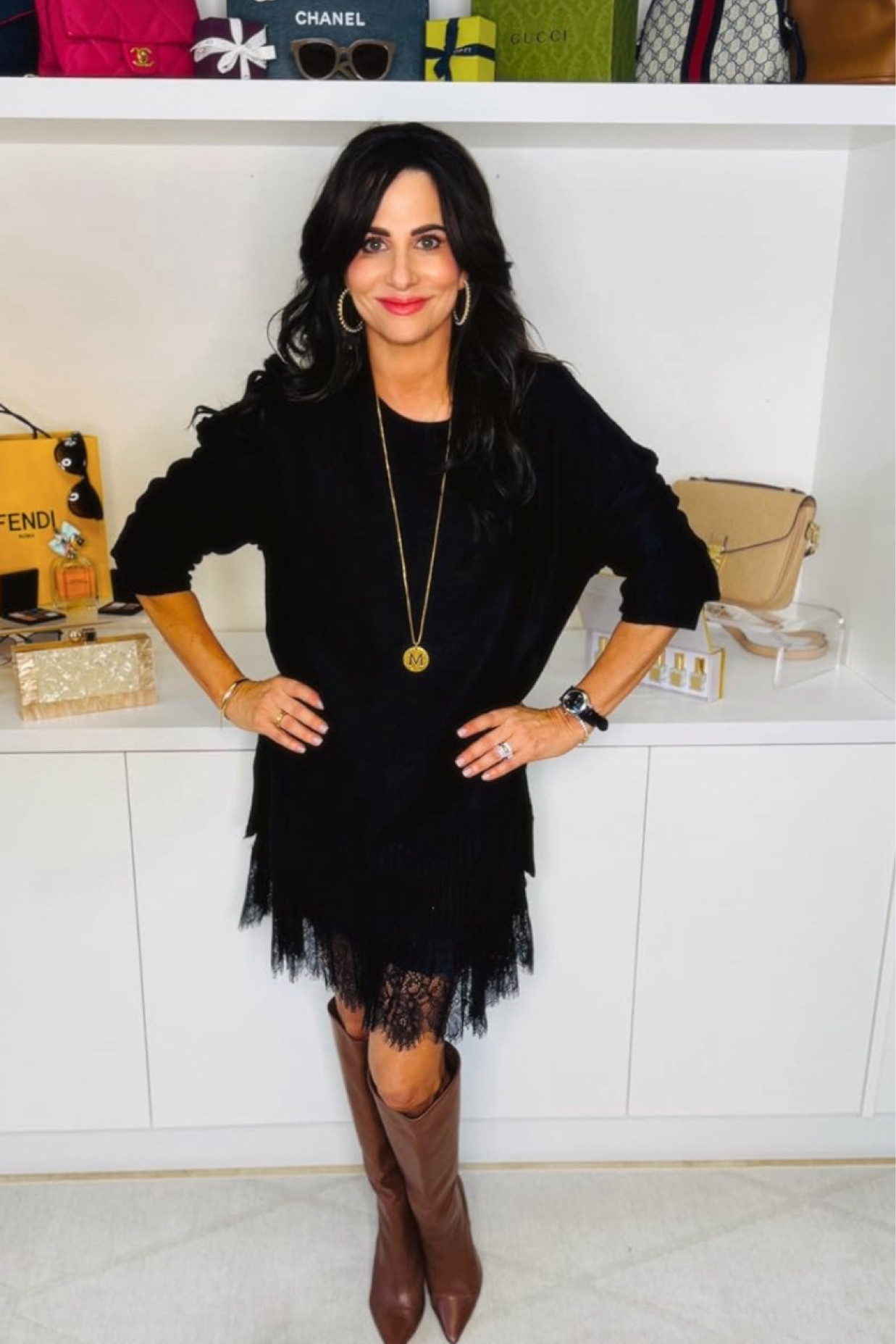 Sweater sm and skirt XS 
Sweater if on Sale ! A variety of colors available. 

#LTKSaleAlert #LTKStyleTip #LTKOver40