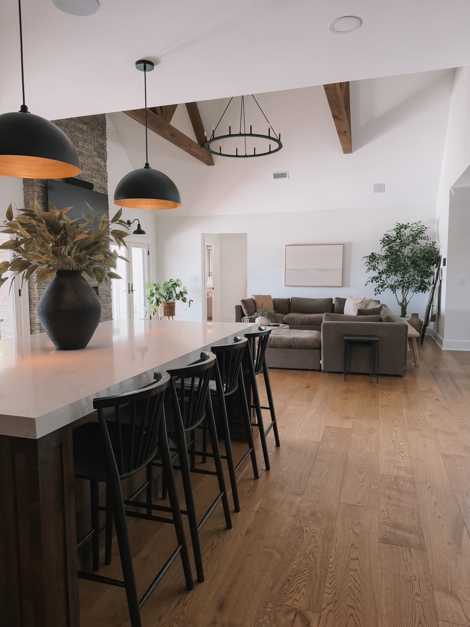 One of my favorite views - open floor plan kitchen into living space

#LTKHome #LTKSeasonal #LTKSaleAlert