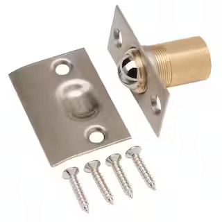 Everbilt Satin Nickel Adjustable Latch Ball Catch 15389 - The Home Depot | The Home Depot