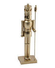 14in Gold Tone Nutcracker | Pillows & Decor | Marshalls | Marshalls