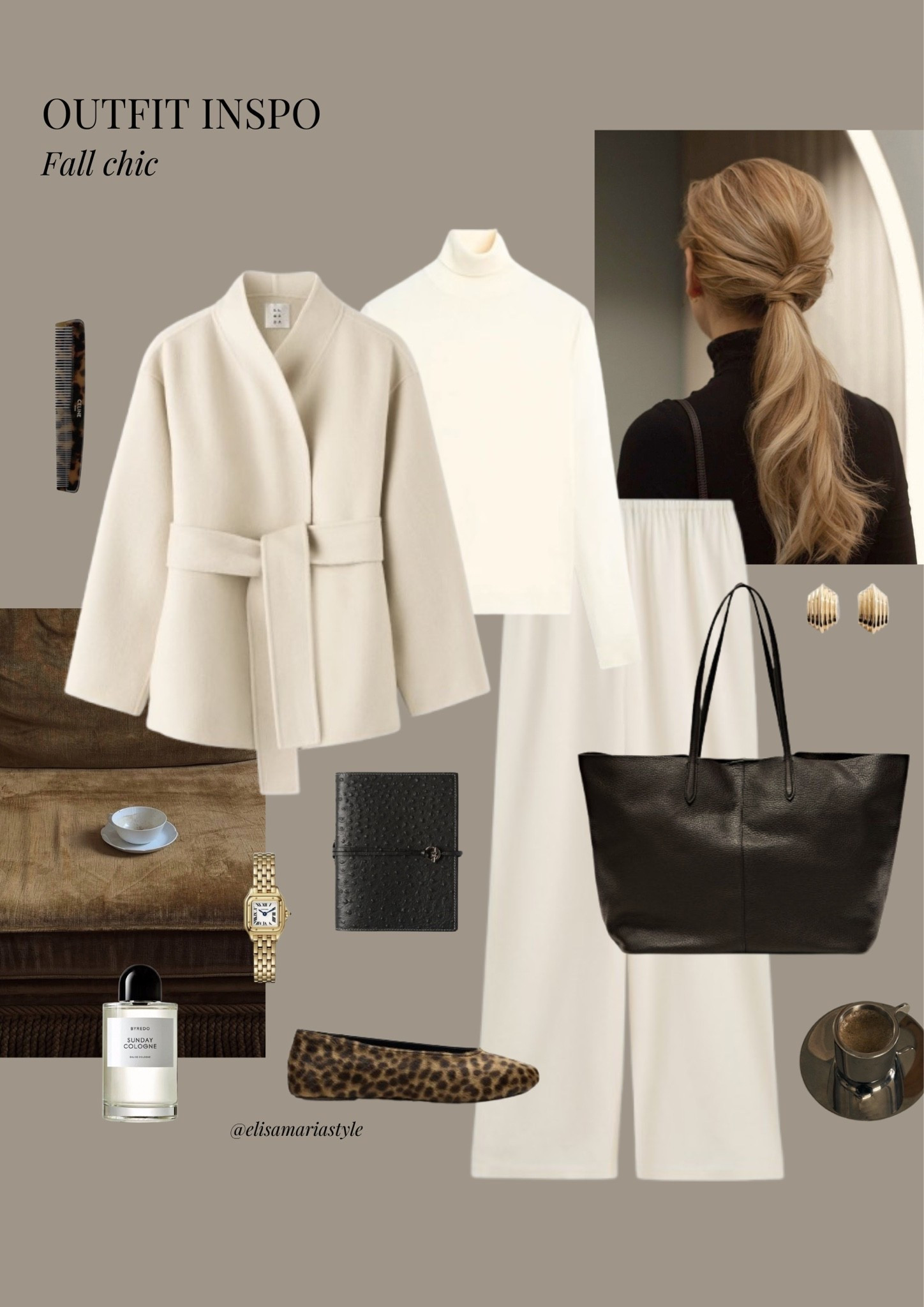 Chic fall outfit idea 🍨
