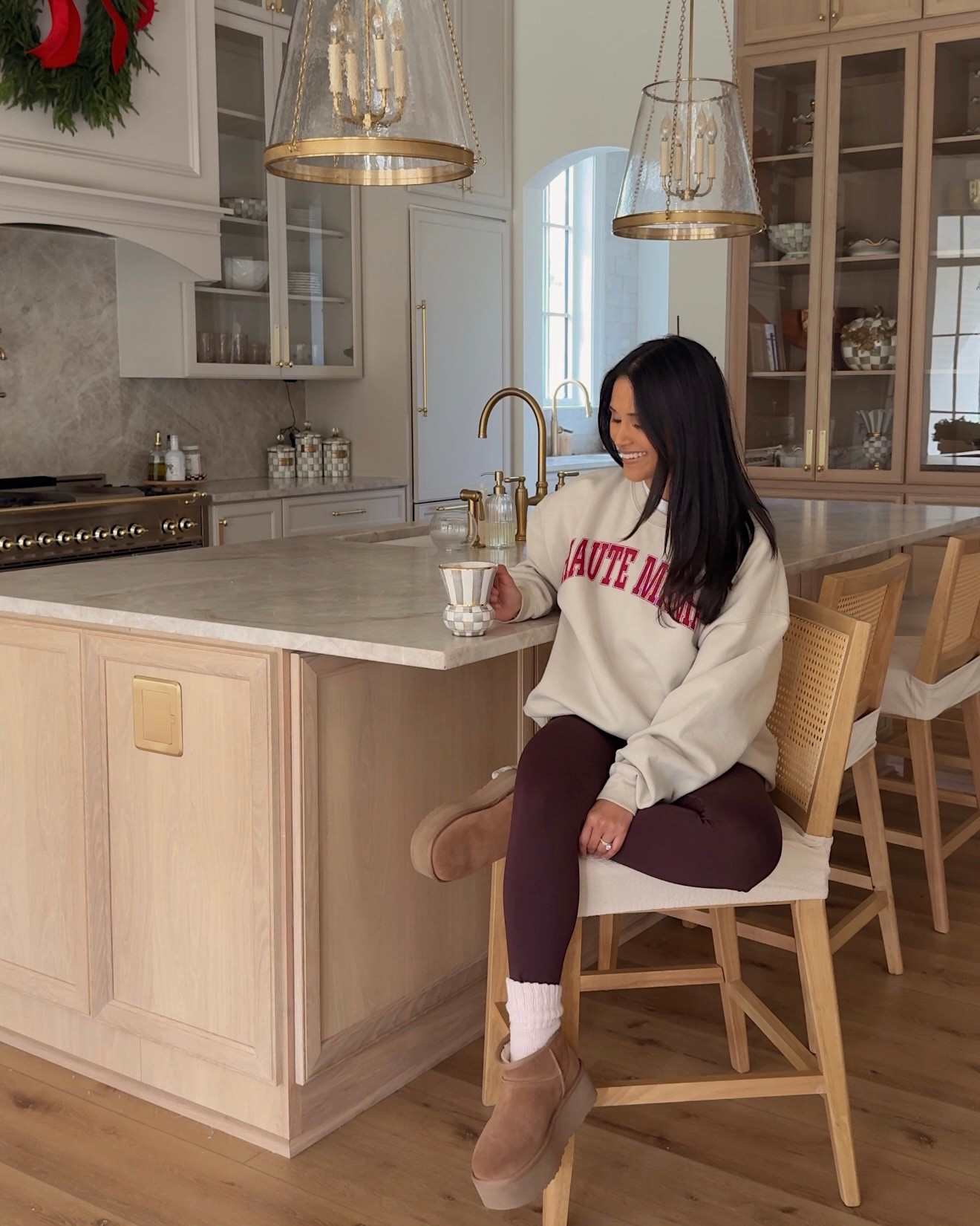 DN me for the link for my Haute Mama sweatshirt, but linking my leggings, uggs and cozy socks here! #loungewear 

#LTKHome