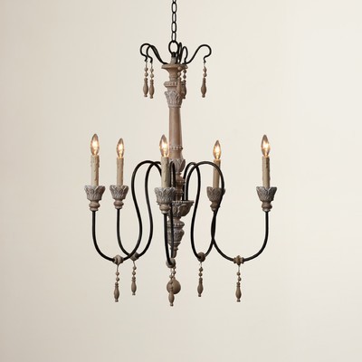 One Allium Way Camille 5 Light Candle Chandelier | Wayfair North America