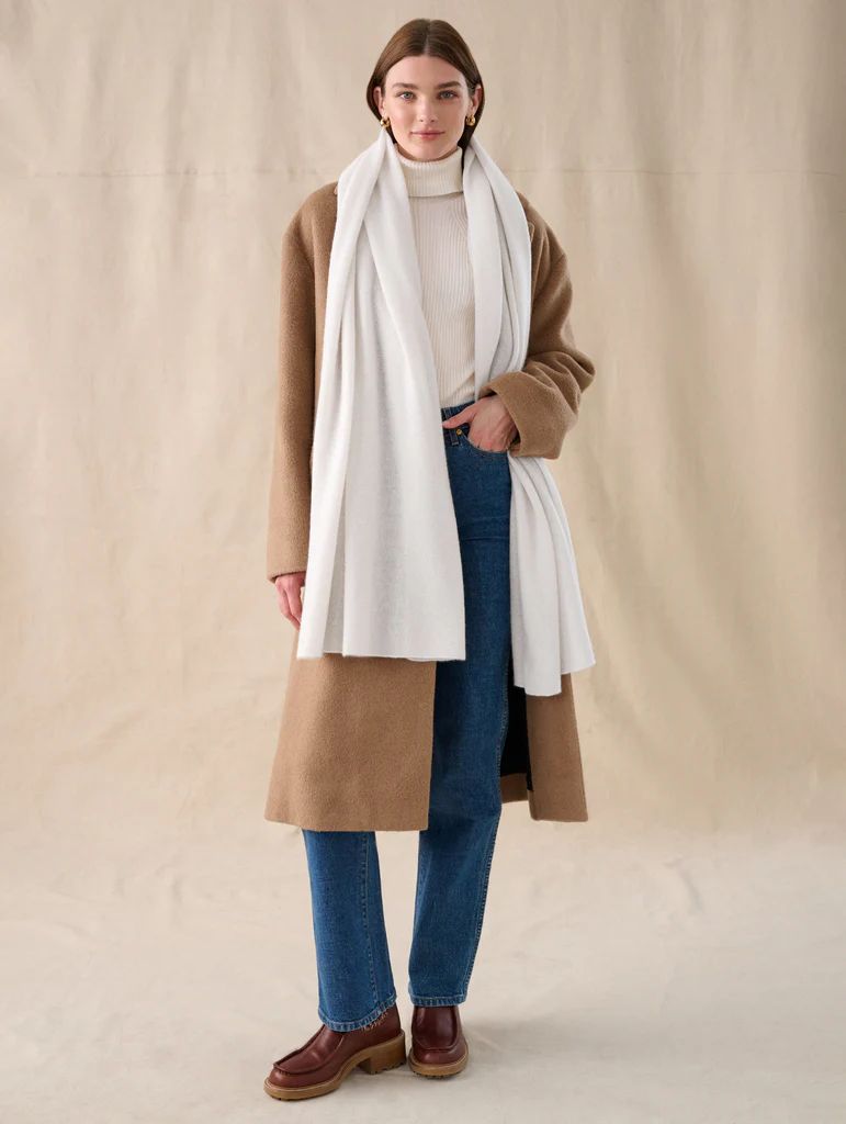 Cashmere Scarf | White and Warren