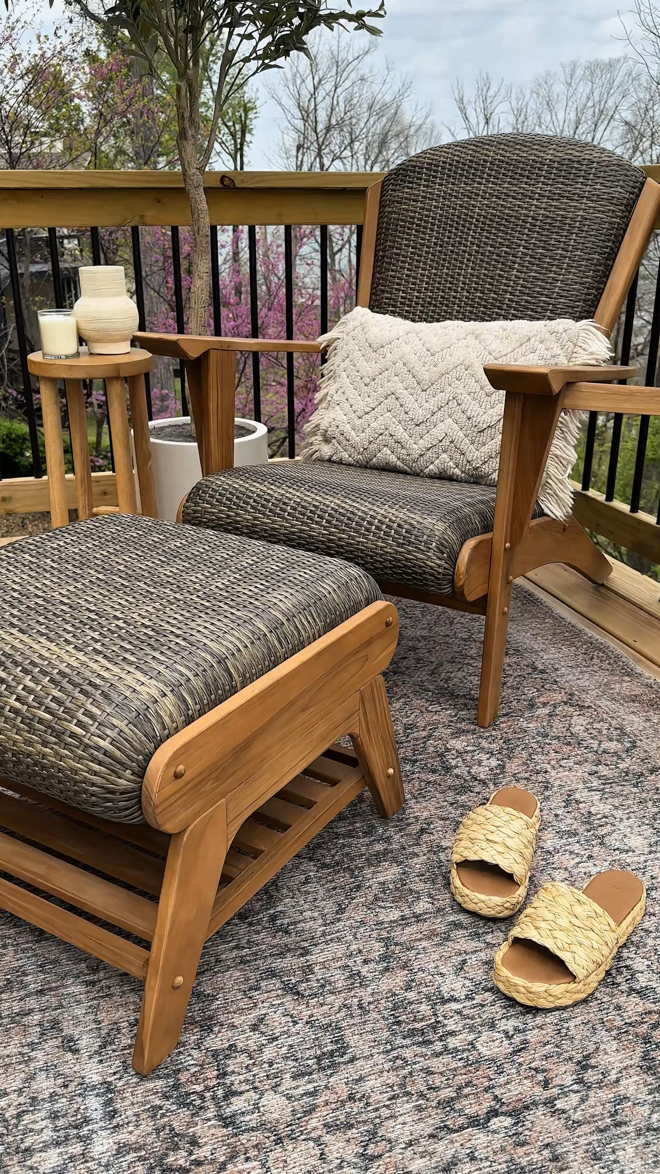 The chair is the auburn Adirondack from Cambridge casual, use code CCMMM15 for 15% off your Cambridge casual purchase! 

Patio furniture, patio chair, outdoor furniture, screened in porch, deck decor

#LTKSeasonal #LTKHome