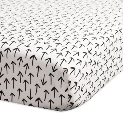 Babyletto Tuxedo Arrows Fitted Crib Sheet | Bed Bath & Beyond