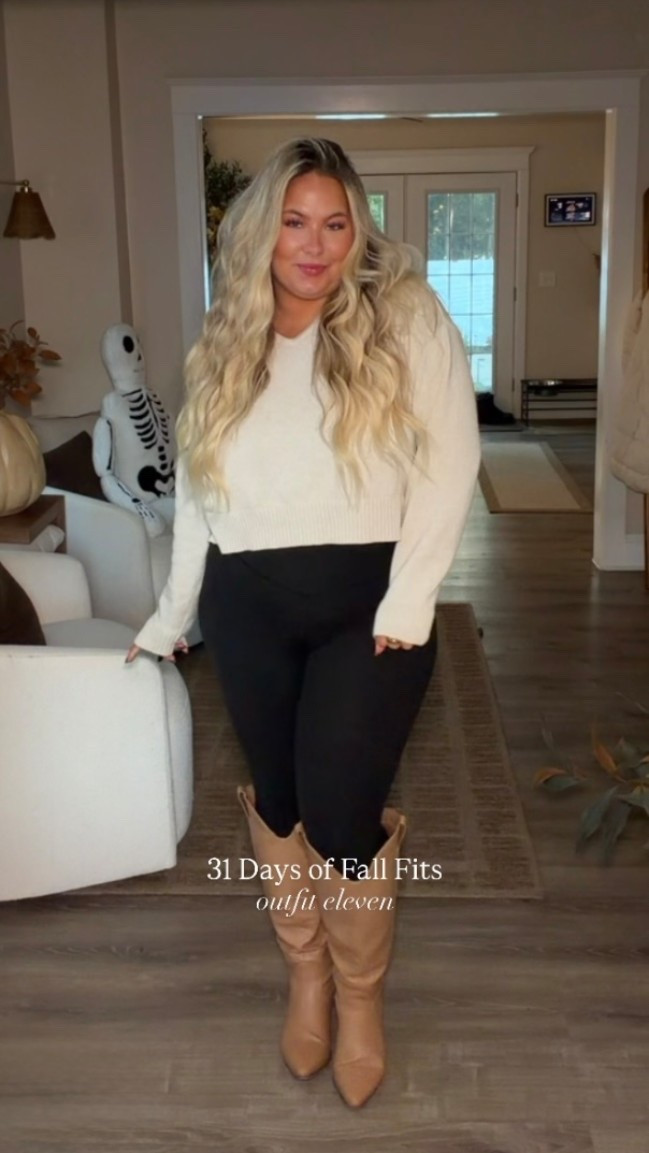 31 DAYS OF FALL FITS 🍂 

OUTFIT 11
XL SWEATER
XL LEGGINGS
SHOES TTS (old from target, linked similar)

fall fashion, midsize, fall fits, outfit series, fashion series, curvy fashion, tall fashion, plus size, easy outfits, comfy outfits, trendy outfits, capsule wardrobe, workwear, weekend, chic, outfit formulas, Pinterest inspired.

#LTKSaleAlert #LTKMidsize #LTKFindsUnder50