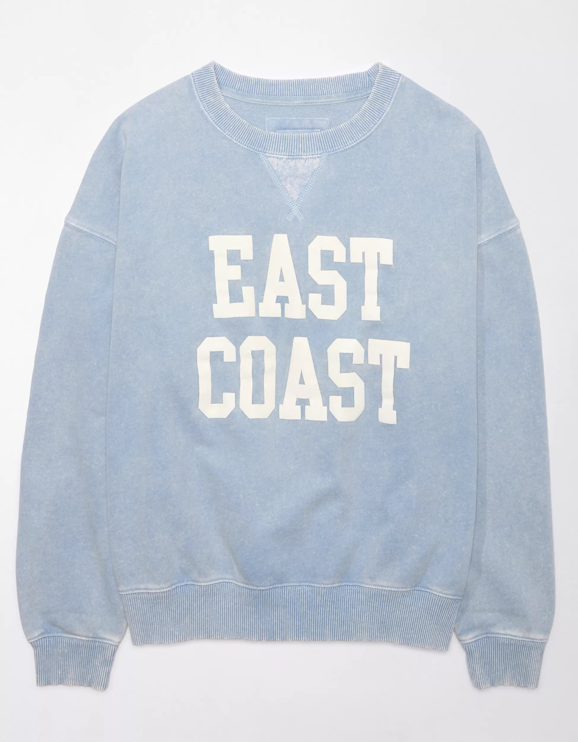 AE Oversized Crew Neck Graphic Fleece Sweatshirt | American Eagle Outfitters (US & CA)