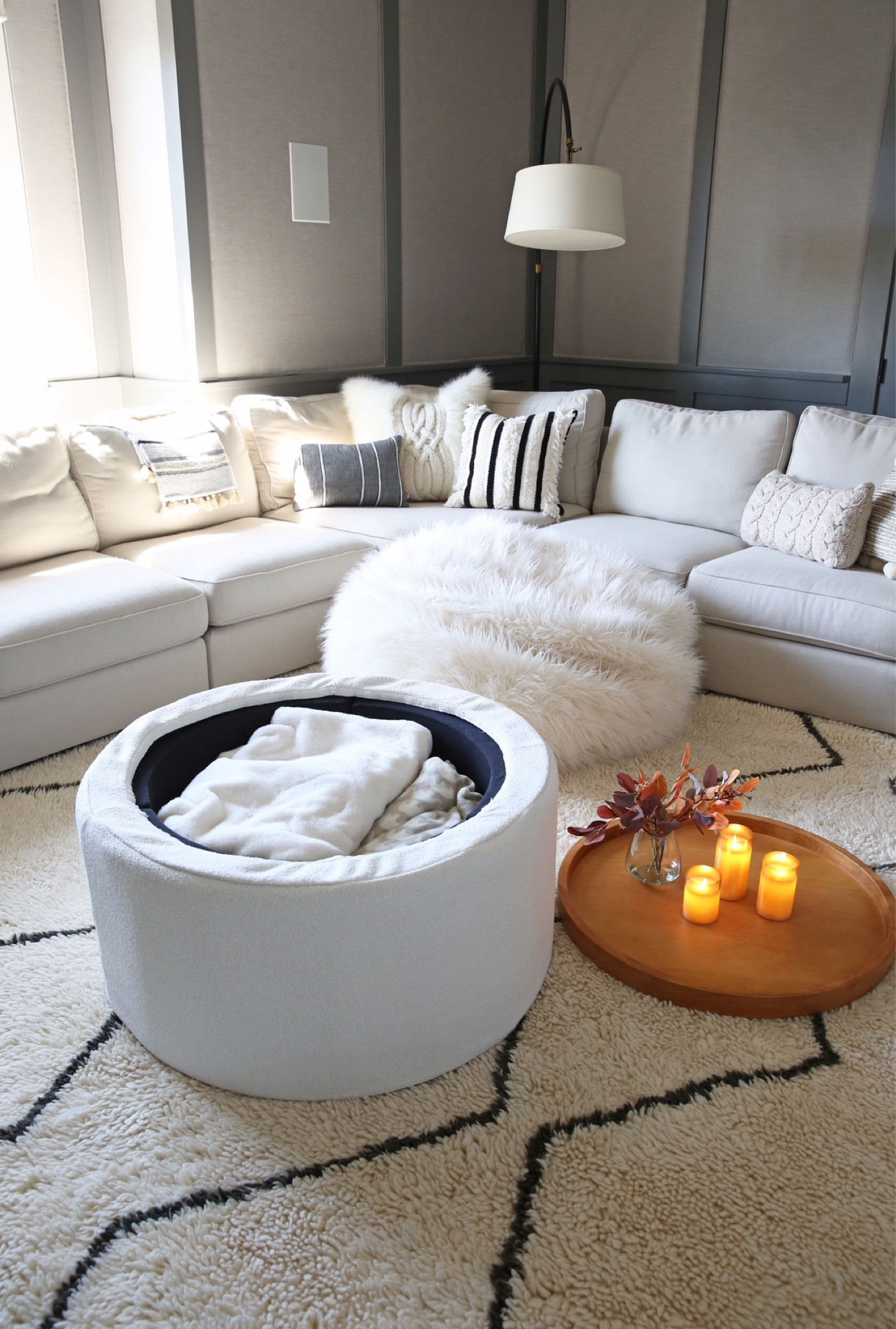 This storage ottoman is perfect for our living room! 🤍

#LTKhome #LTKsalealert #LTKSeasonal