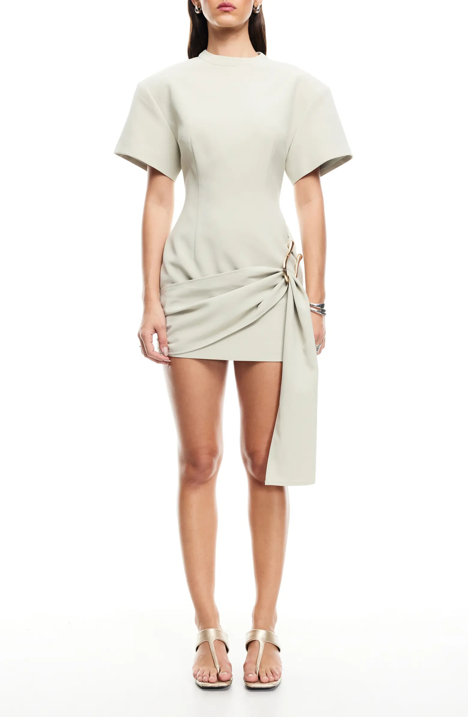 Martini Draped Belt Minidress | Nordstrom